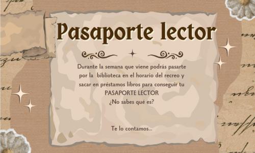 Información sobre el Pasaporte Lector